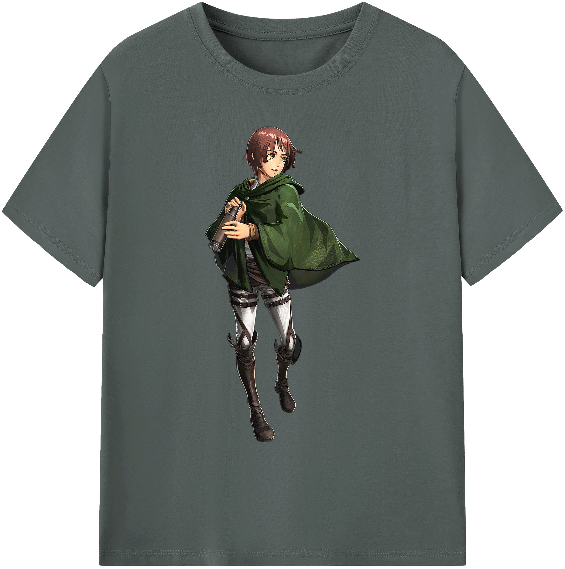 （画像用） 進撃の巨人 Attack on Titan 綿100％ メンズ半袖Tシャツ｜肌触りやわらか＆通気性